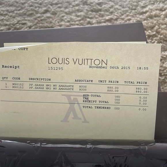 Louis Vuitton Sarah monogram Vernis Amarante wallet - Picture 3 of 11